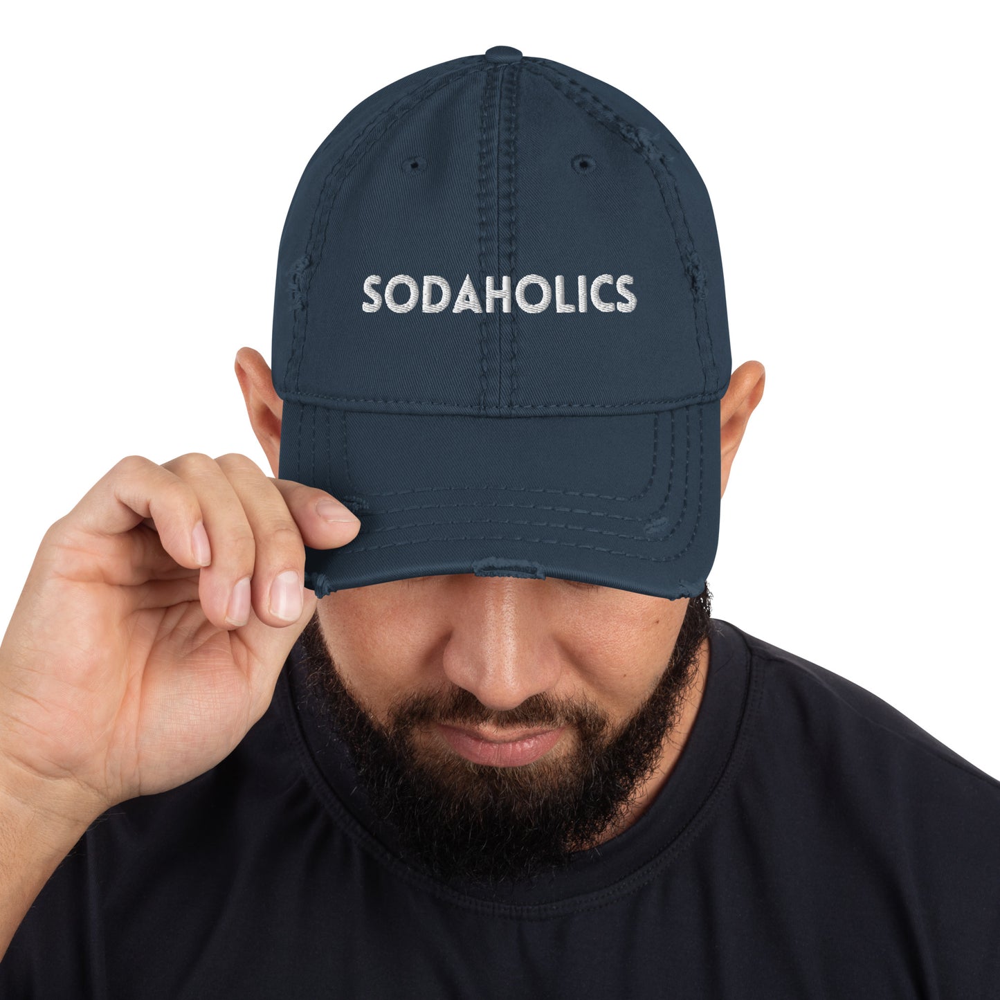 Sodaholics Distressed Dad Hat